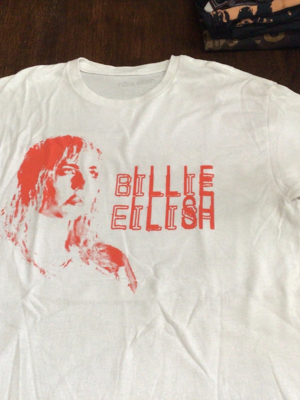Billie Eilish white t shirt. Very clean. Size XL great shape